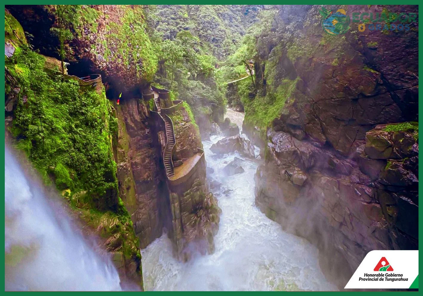 Características geográficas del Cañón del Río Pastaza