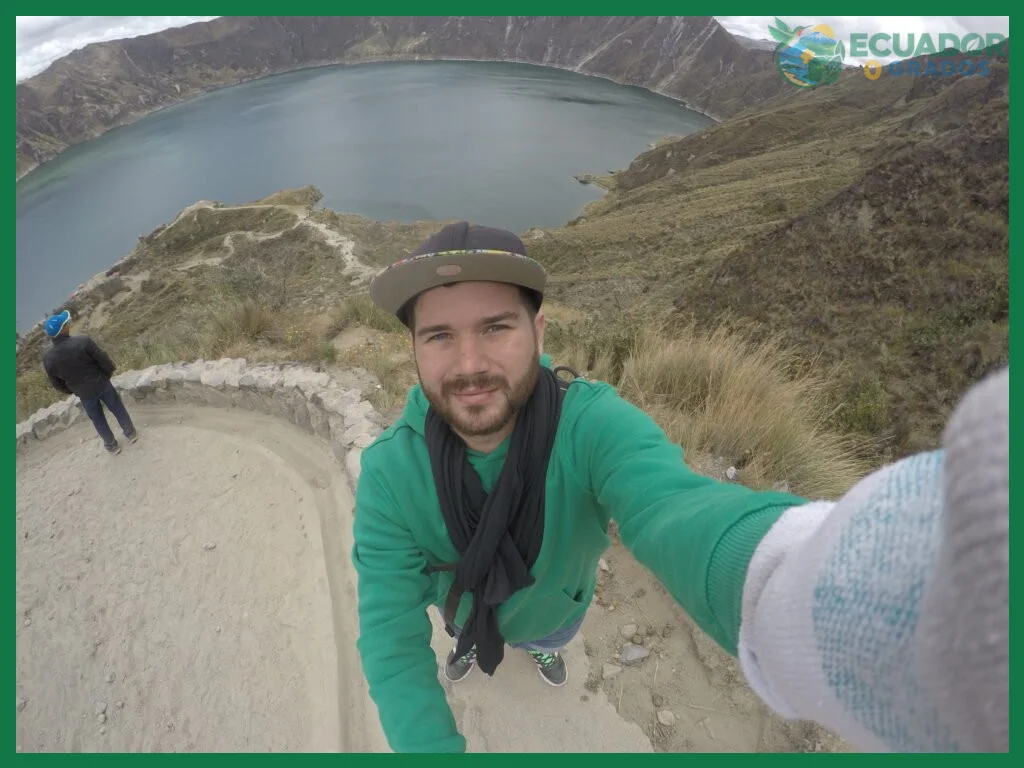 Cómo llegar al cráter del volcán Quilotoa