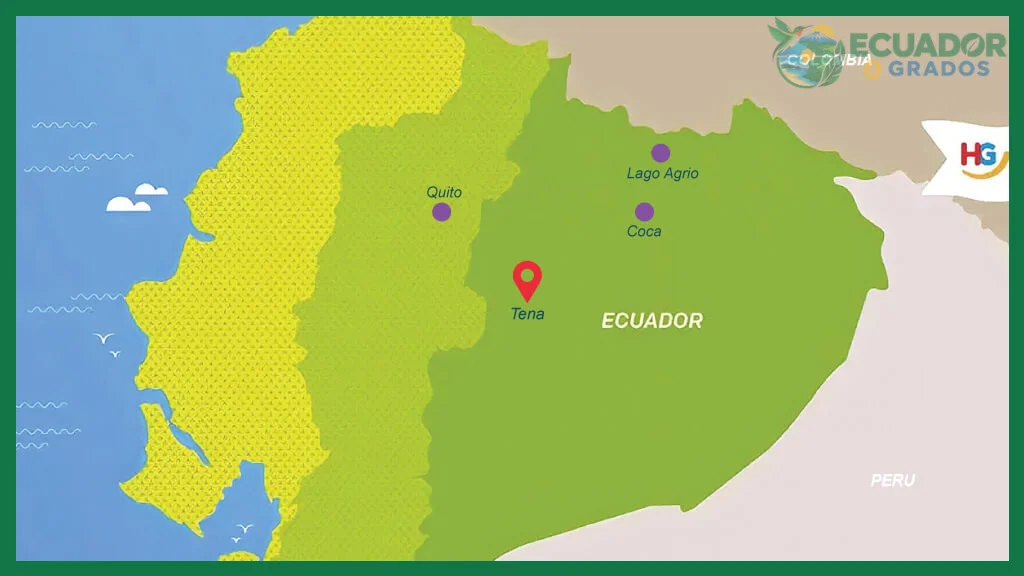 Cómo se llega a Coca y Tena en la Amazonía de Ecuador