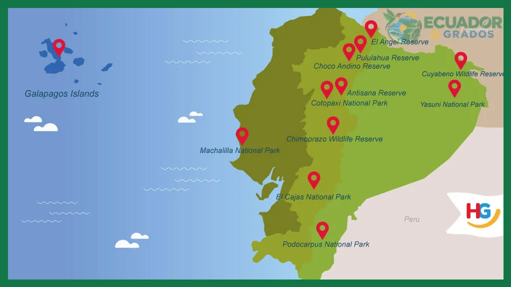 Guía de parques nacionales del Ecuador