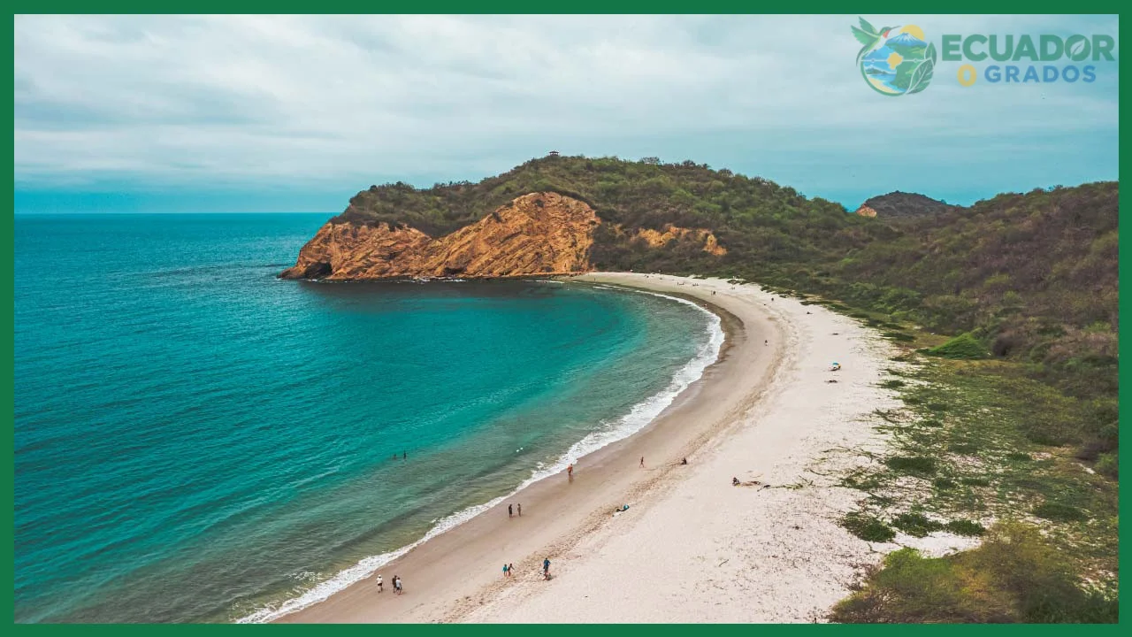 Playa Los Frailes en el Parque Nacional Machalilla, Manabí