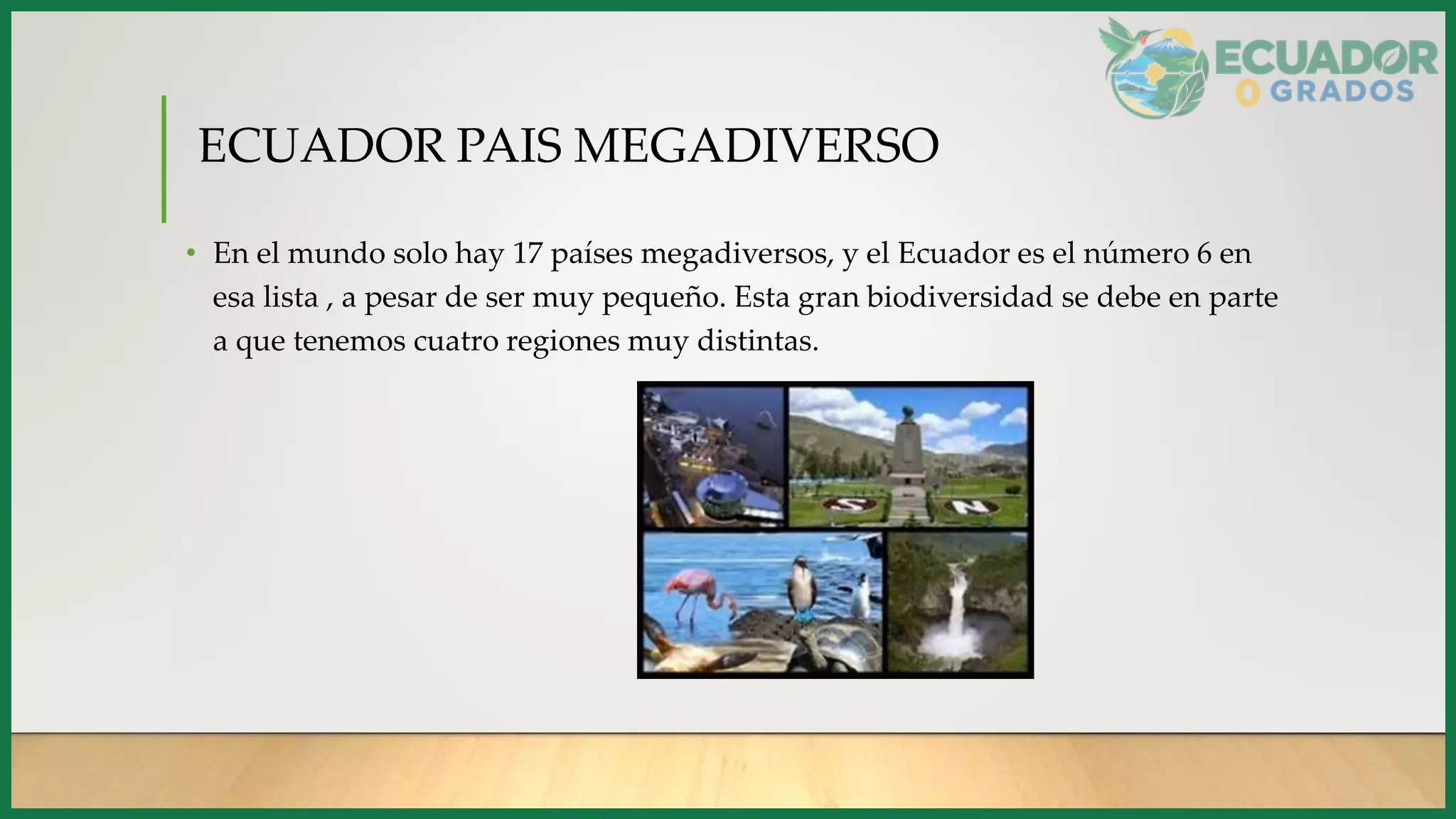 Por qué Ecuador es megadiverso