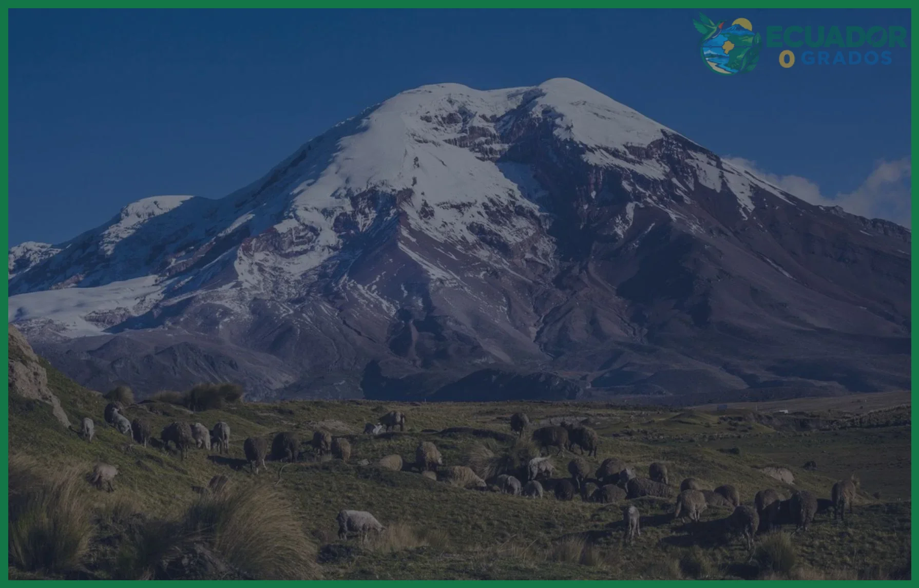 Precauciones de altitud y clima al acercarse al glaciar del Chimborazo
