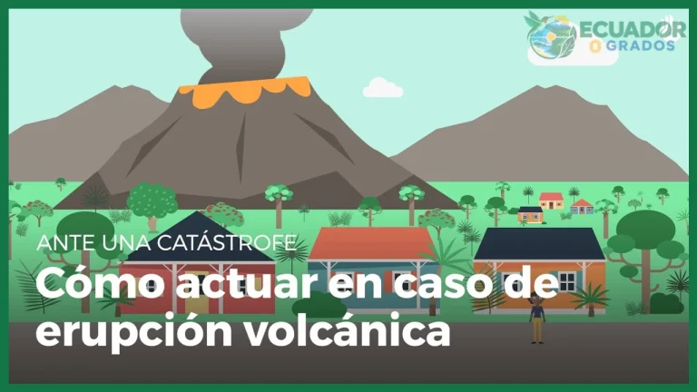 Qué hacer si eres testigo de una erupción volcánica en Ecuador