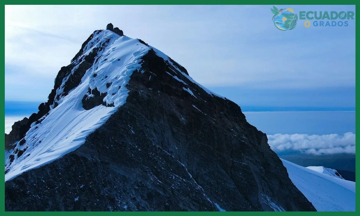Qué volcán de Ecuador tiene el glaciar más grande