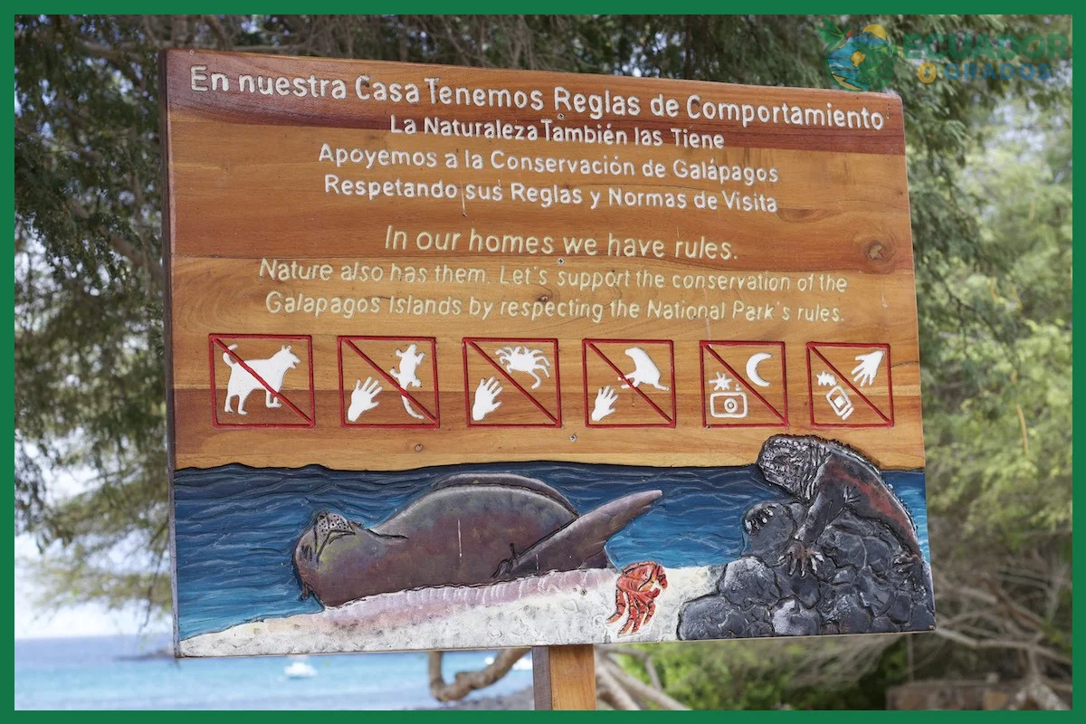 Revisar las regulaciones de conservación del Parque Nacional Galápagos