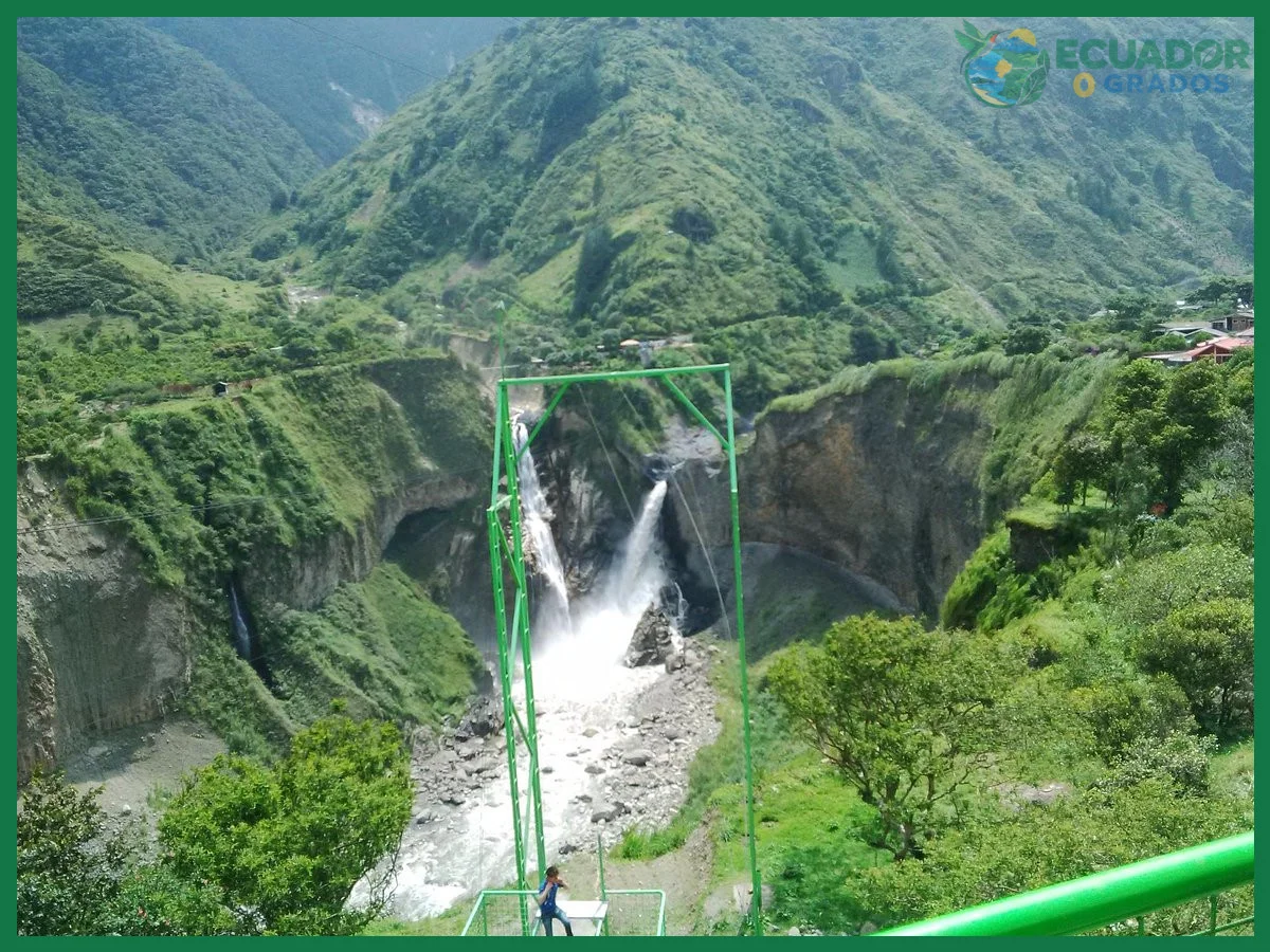 Ruta de las Cascadas en Baños y sus pozos para nadar