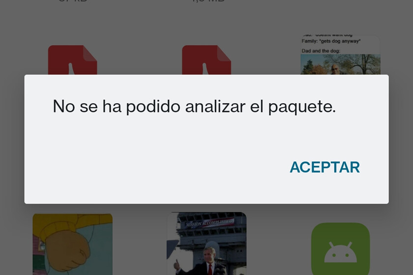 Cómo solucionar se ha producido un error al analizar el paquete apk en Android 2 solucionar se ha producido un error al analizar el paquete