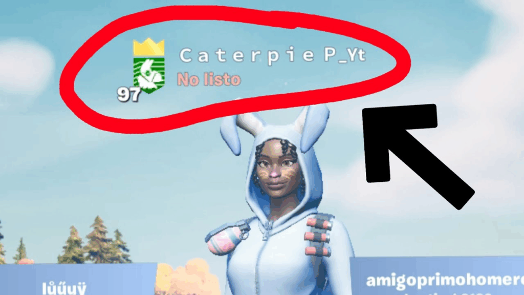 Símbolo para Nombre de Fortnite