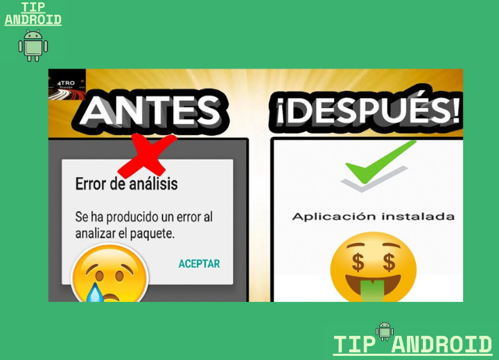 Cómo solucionar se ha producido un error al analizar el paquete apk en Android 1 solucionar se ha producido un error al analizar el paquete